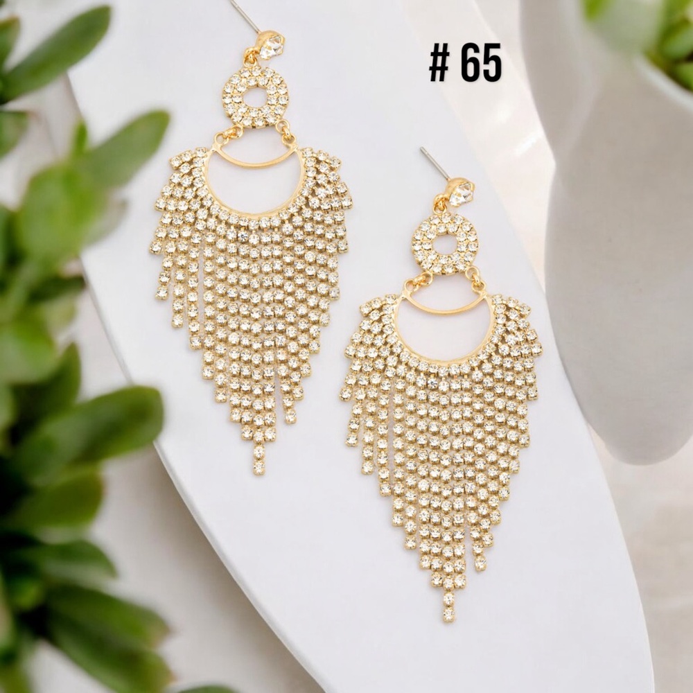 Gold Chandelier Earrings